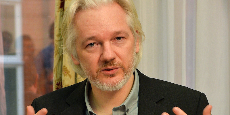 Julian Assange. (JOHN STILLWELL/AFP/Getty Images)
