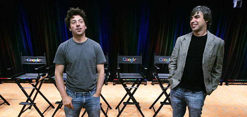 Sergey Brin e Larry Page. (AP Photo/Paul Sakuma)