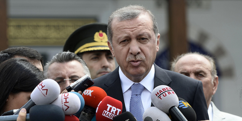 Il presidente turco Recep Tayyip Erdogan. (AP Photo/Depo Photos)