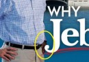 Il goffo fotomontaggio su un volantino elettorale di Jeb Bush