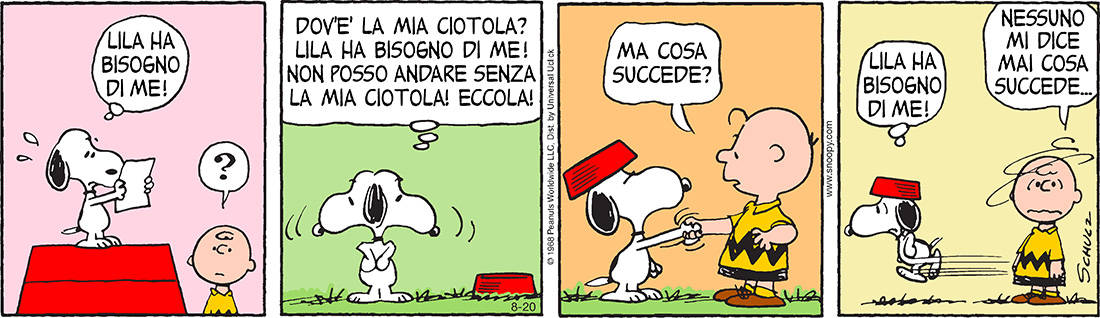 Peanuts 2015 agosto 20