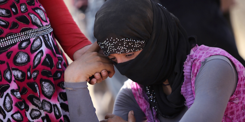 Una donna yazida in Kurdistan. (AHMAD AL-RUBAYE/AFP/Getty Images)