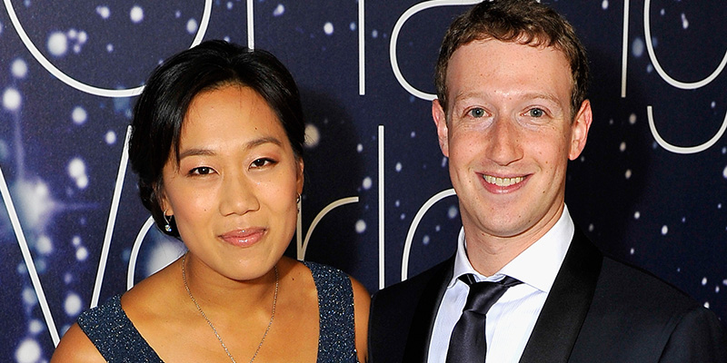 Priscilla Chan e Marc Zuckerberg, nel 2014 (Steve Jennings/Getty Images for Breakthrough Prize)