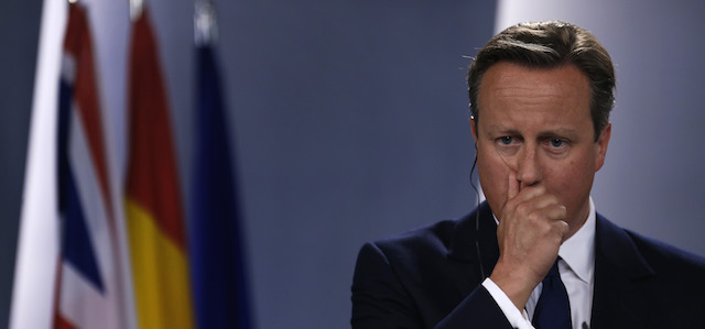 Il primo ministro David Cameron nel settembre del 2015. (AP Photo/Francisco Seco)