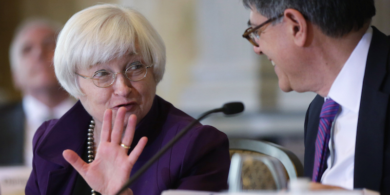 La governatrice della FED Janet Yellen. 19 maggio 2015
(Photo by Alex Wong/Getty Images)