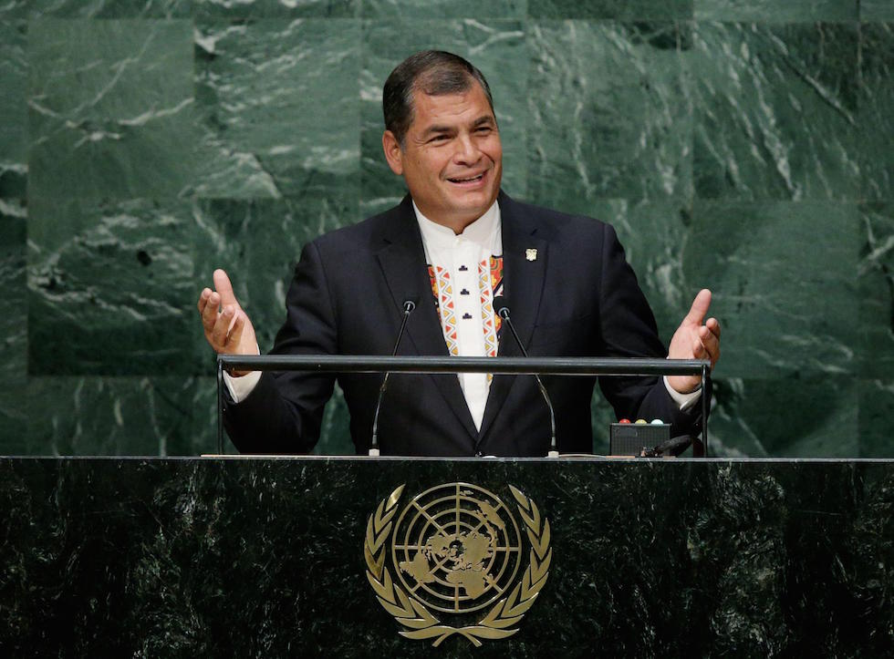 Rafael Correa, 52 anni, Ecuador

(EPA/JUSTIN LANE)