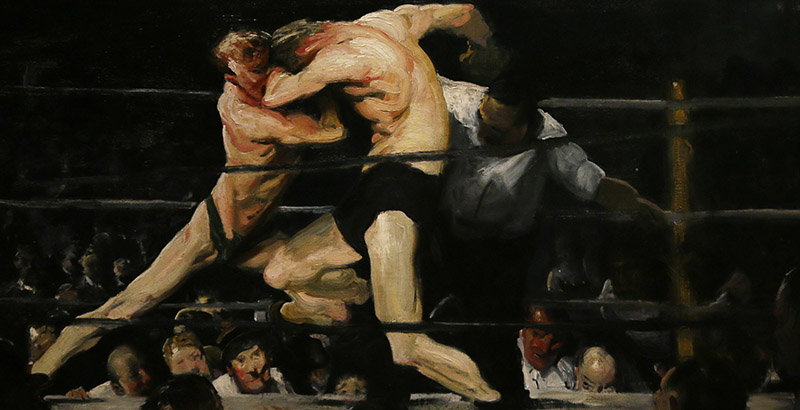 "Stag at Sharkey's", di George Bellows, 1909 (AP Photo/Alastair Grant)