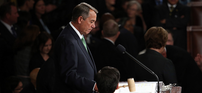 John Boehner. (Win McNamee/Getty Images)