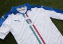 La nuova maglia da trasferta dell'Italia