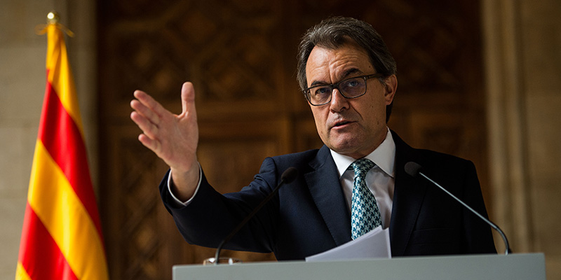 Artur Mas, l'attuale presidente della Catalogna (David Ramos/Getty Images)