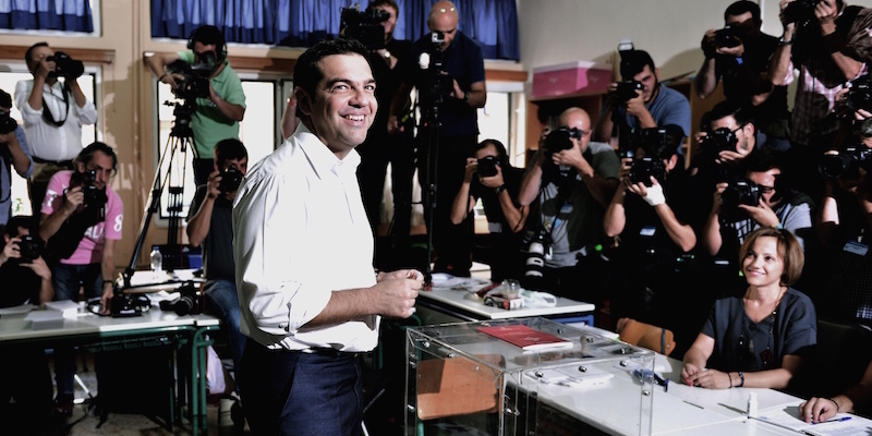 Alexis Tsipras. (LOUISA GOULIAMAKI/AFP/Getty Images)