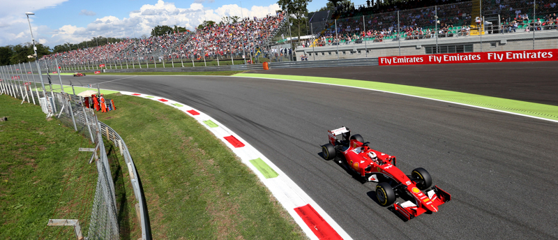 Sebastian Vettel della Ferrari. (AP Photo/Alessandro Trovati)