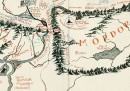 La mappa della Terra di Mezzo con le note di Tolkien