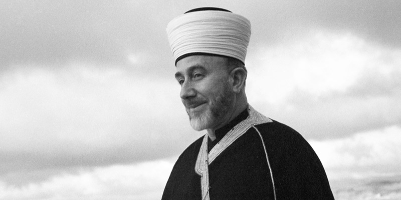 Il Gran Mufti di Gerusalemme Haj Amin al-Husseini in Libano il 9 ottobre 1947 (AP Photo)