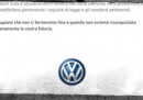 L'inserzione a pagamento di Volkswagen sui giornali italiani