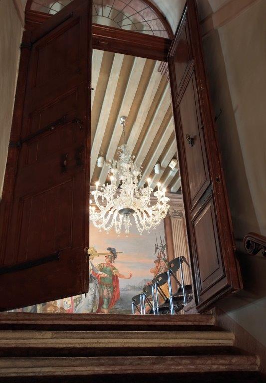 Veduta del salone delle presentazioni