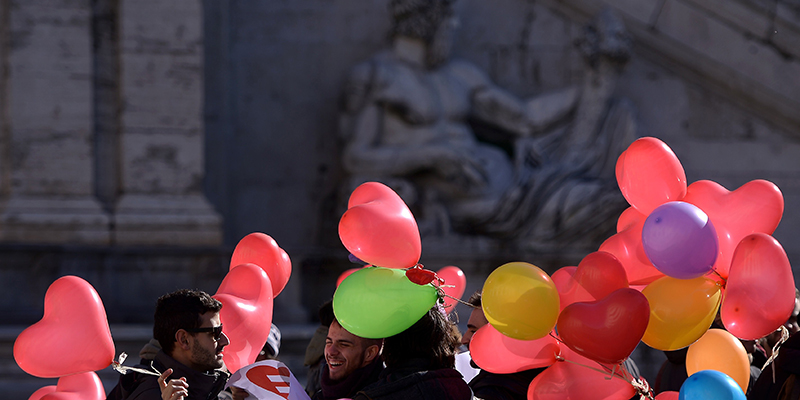 Roma, 28 gennaio 2015 (FILIPPO MONTEFORTE/AFP/Getty Images)