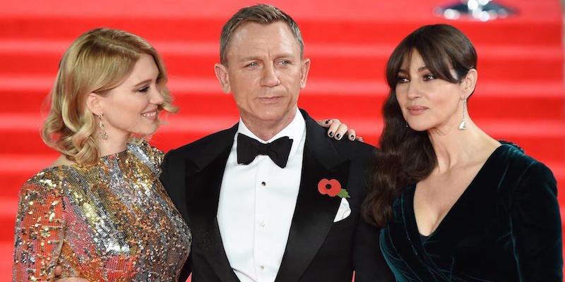 Lea Seydoux, Daniel Craig e Monica Bellucci.
(EPA/ANDY RAIN