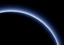 La foto dell'atmosfera di Plutone