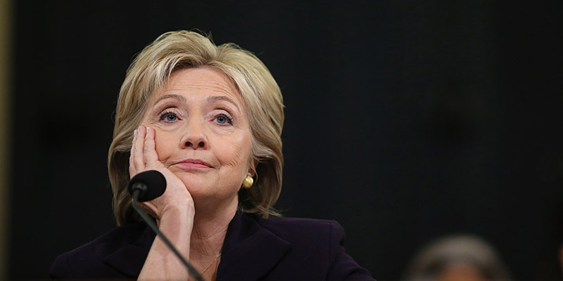 Hillary Clinton durante la testimonianza al Congresso. (Chip Somodevilla/Getty Images)
