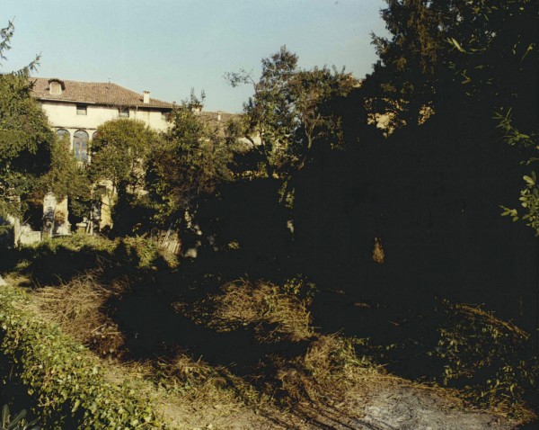 Il giardino prima del restauro