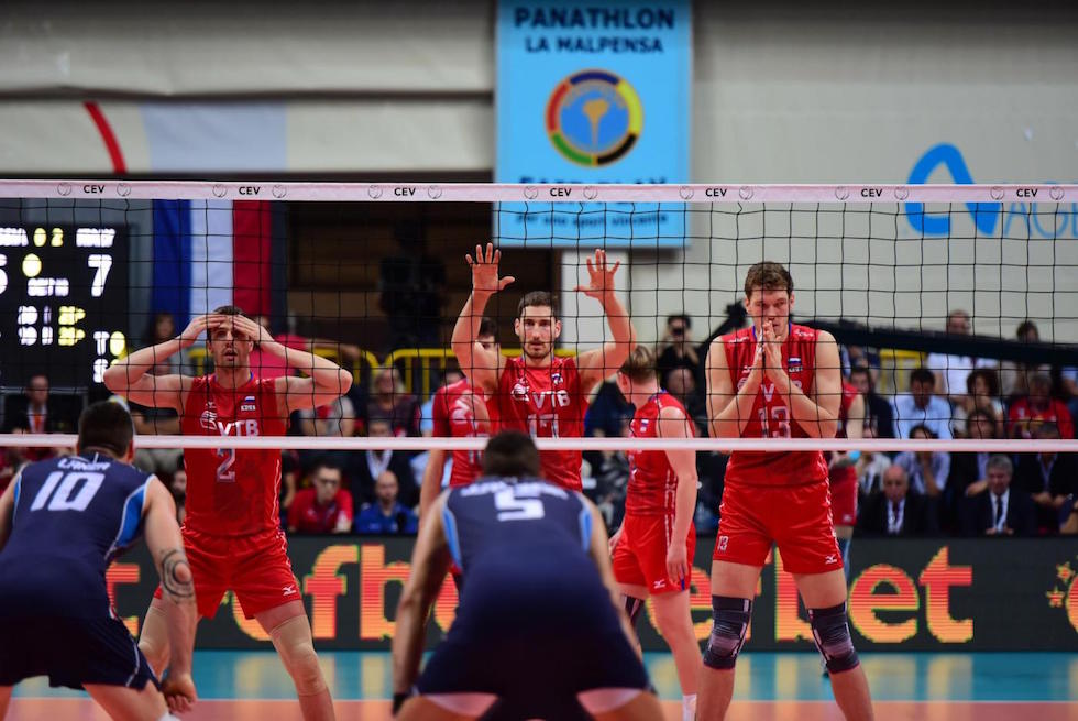 La nazionale italiana maschile di pallavolo ha vinto contro la Russia