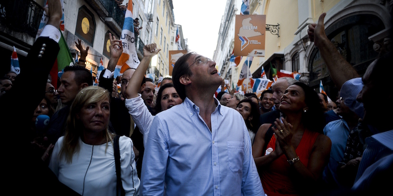Il primo ministro portoghese Pedro Passos Coelho. (PATRICIA DE MELO MOREIRA/AFP/Getty Images)