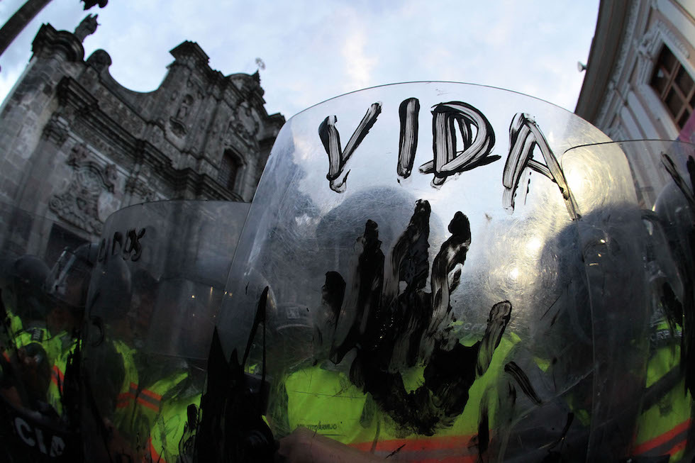 ECUADOR-ENVIRONMENT-OIL-YASUNI-PROTEST