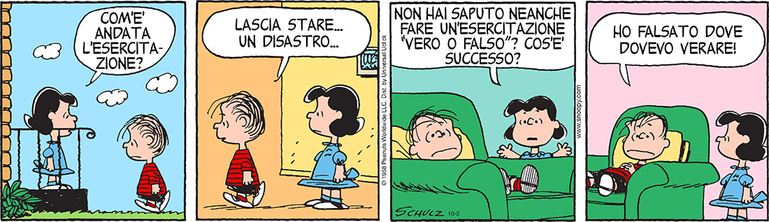 Peanuts 2015 ottobre 2