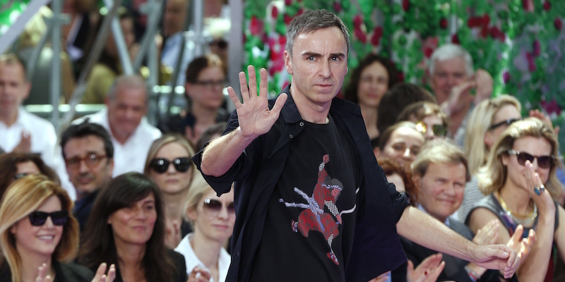 Raf Simons alla settimana della moda di Parigi, 6 luglio 2015. 
(FRANCOIS GUILLOT/AFP/Getty Images)