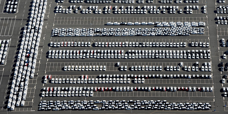 Veicoli Volkswagen a Emden, in Germania (INGO WAGNER/AFP/Getty Images)