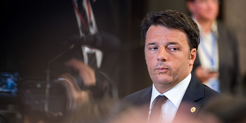Matteo Renzi sul ponte sullo Stretto di Messina, «che si farà»