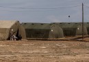 I migranti bloccati nella base militare a Cipro