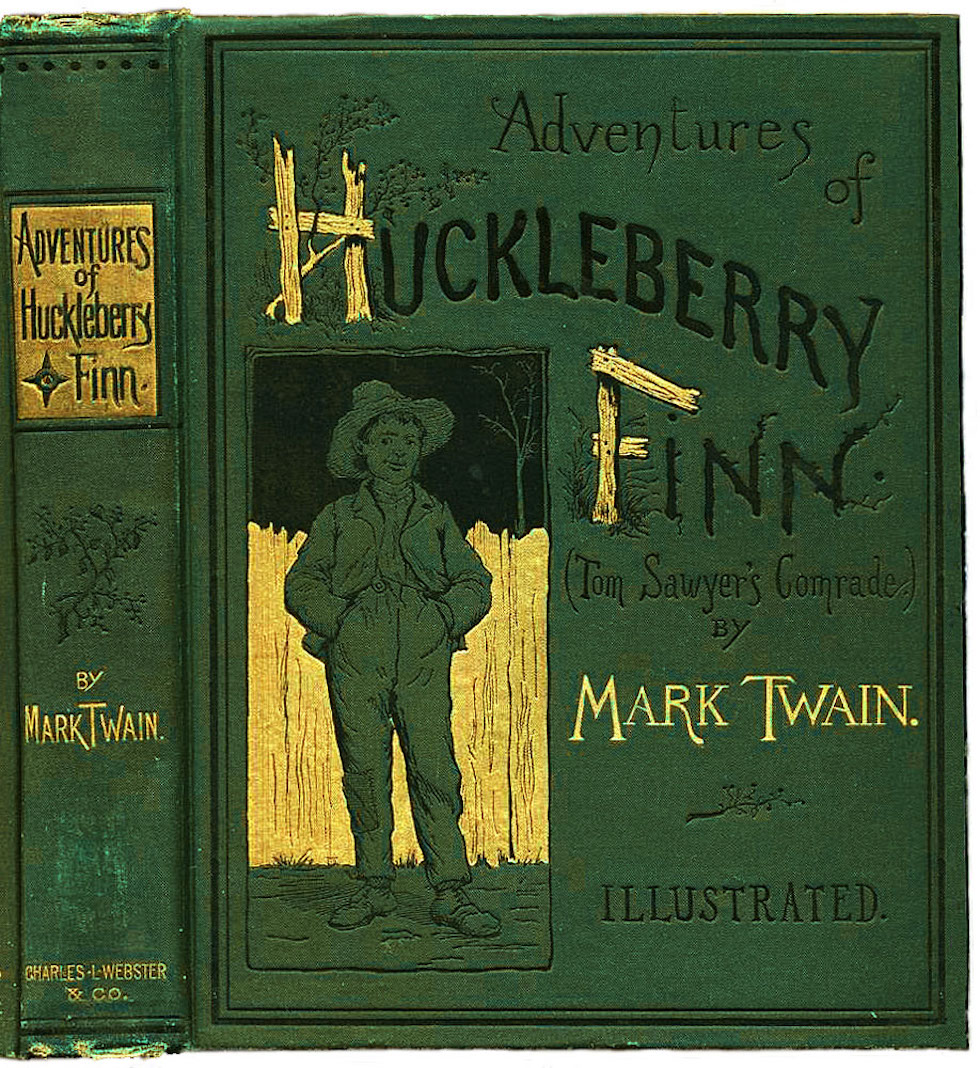 Prima edizione di "Le avventure di Huckleberry Finn"