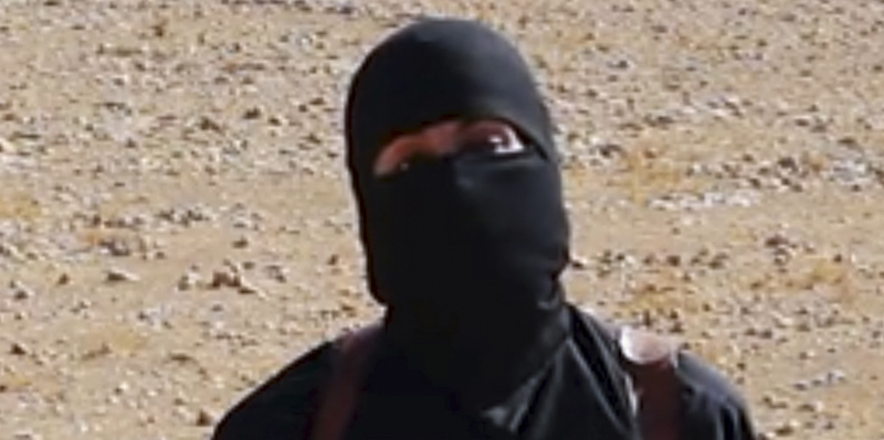 "Jihadi John" in un video dell'ISIS. (AP Photo/File)