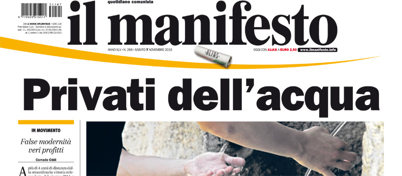 Le prime pagine di sabato 7 novembre 2015