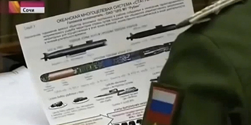 La tv russa ha mostrato per errore i piani segreti del governo per i siluri nucleari