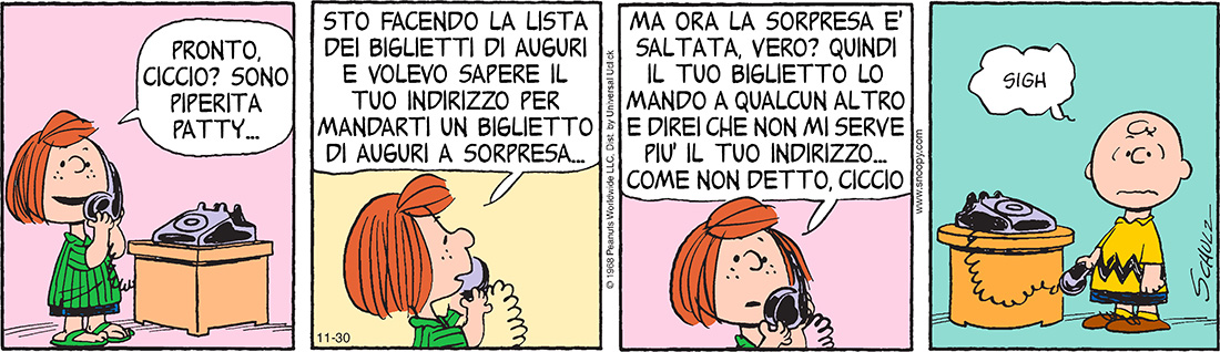 Peanuts 2015 novembre 30
