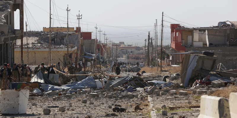 Sinjar, in Iraq, 13 novembre 2015. (AP Photo/Bram Janssen)