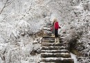 Le foto della neve in Cina