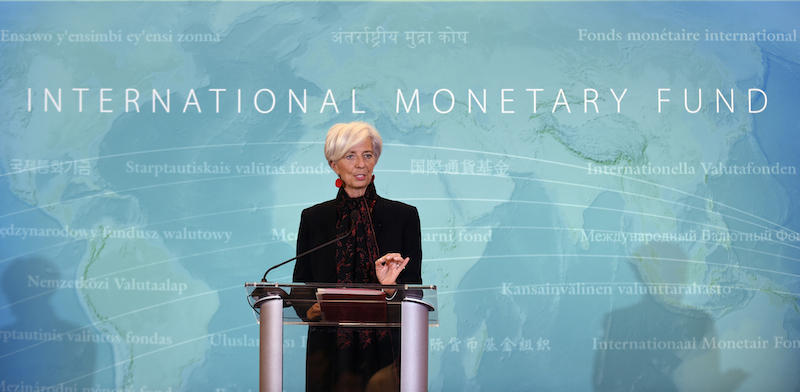 La direttrice del Fondo Monetario Internazionale ,Christine Lagarde.
(AP Photo/Susan Walsh)