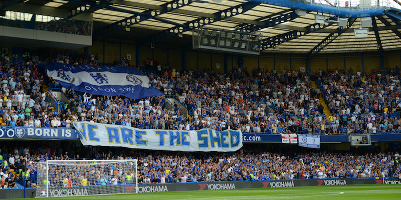 Una tribuna dello Stamford Bridge (Darren Walsh/Chelsea via AP Images) 