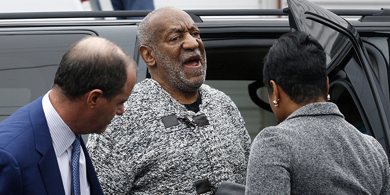 Bill Cosby iarriva in tribunale, 30 dicembre 2015 (AP Photo/Mel Evans)