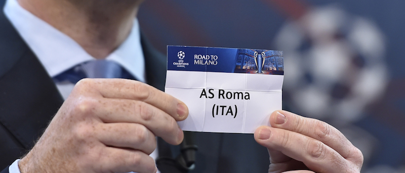 La Roma giocherà contro il Real Madrid.
(FABRICE COFFRINI/AFP/Getty Images)