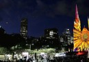Lo spettacolo delle luci di Natale a Sydney