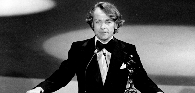 John Avildsen alla cerimonia degli Oscar del 1976. (AP Photo)