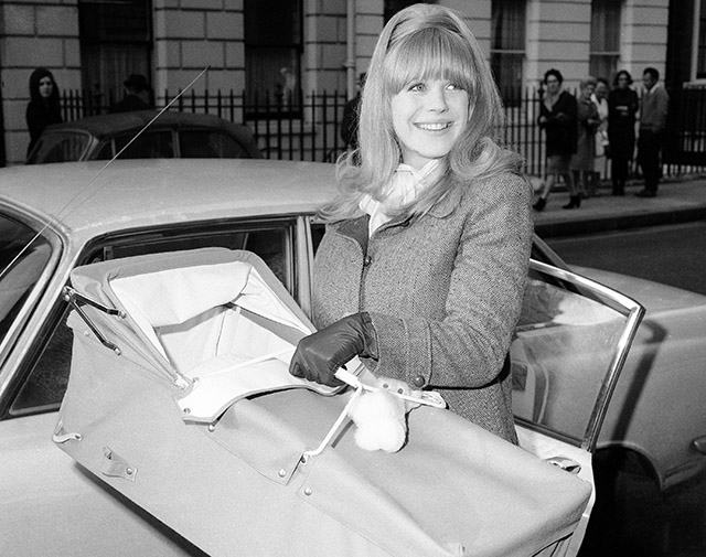Marianne Faithfull with Son