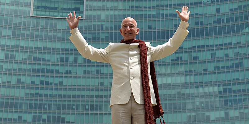 Jeff Bezos (Manjunath Kiran/AFP/Getty Images)