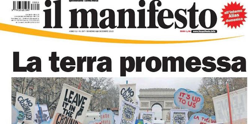 Le prime pagine di domenica 13 dicembre 2015