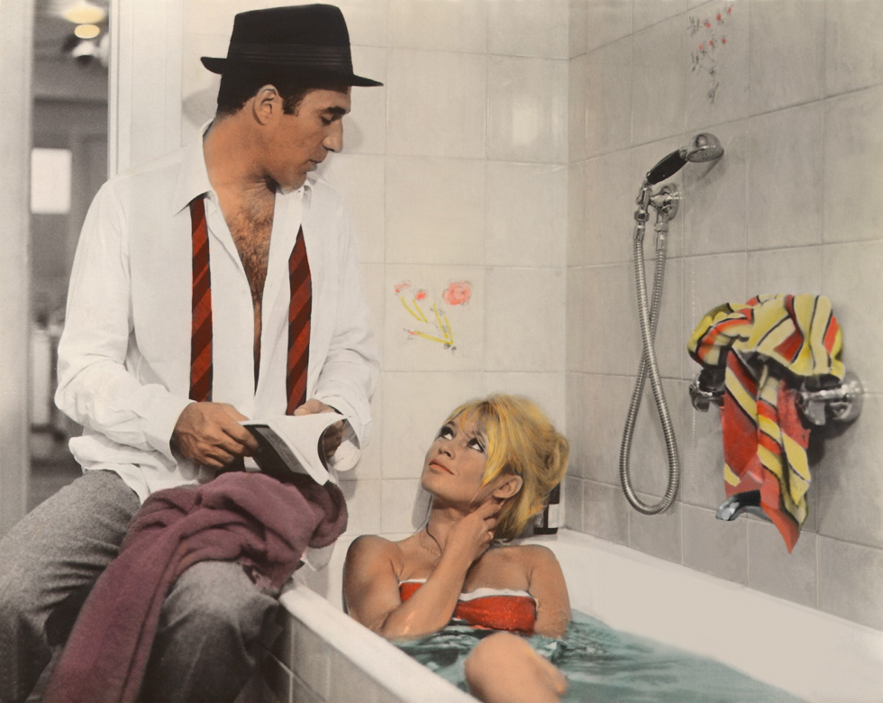 Michel Piccoli e Brigitte Bardot